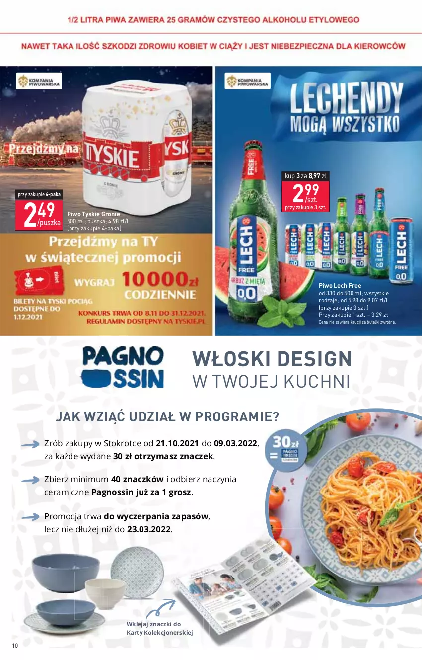 Gazetka promocyjna Stokrotka - Supermarket - ważna 02.12 do 08.12.2021 - strona 10 - produkty: Gra, Klej, Piwo, Tyskie