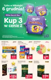 Gazetka promocyjna Stokrotka - Supermarket - Gazetka - ważna od 08.12 do 08.12.2021 - strona 12 - produkty: Kawa ziarnista, Kawa mielona, Kawa, Jacobs Krönung, Wafle, Herbatniki, Grześki, Galaretka, Jacobs, Gala, Milka