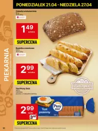 Gazetka promocyjna Delikatesy Centrum - Franczyza DC17 Poniedziałek - Gazetka - ważna od 27.04 do 27.04.2025 - strona 20 - produkty: Bagietka, Bagietka czosnkowa, Ciabatta