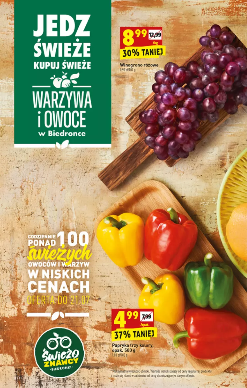 Gazetka promocyjna Biedronka - W tym tygodniu - ważna 19.07 do 24.07.2021 - strona 10 - produkty: Owoce, Papryka