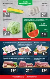 Gazetka promocyjna Stokrotka - Market - Gazetka - ważna od 04.08 do 04.08.2021 - strona 3 - produkty: Kurczak, Mięso mielone, Sałata lodowa, Polędwiczka wieprzowa, Czosnek, Sałat, Skrzydełka z kurczaka, Kotlet, Boczek, Wołowina, Arbuz, Mięso, Wołowina bez kości, Kukurydza, Boczek wieprzowy, HP