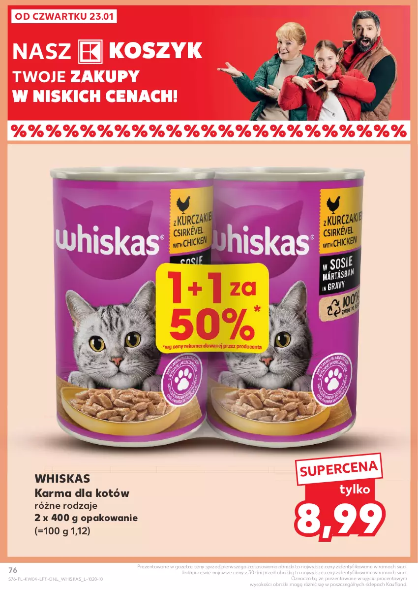 Gazetka promocyjna Kaufland - Gazetka tygodnia - ważna 23.01 do 29.01.2025 - strona 76 - produkty: Kosz, Rama, Sok, Whiskas