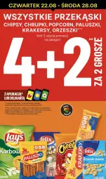 Gazetka promocyjna Delikatesy Centrum - NOWA GAZETKA Delikatesy Centrum od 22 sierpnia! 22-28.08.2024 - Gazetka - ważna od 28.08 do 28.08.2024 - strona 6 - produkty: Rum, Orzeszki, Chipsy, Chrupki, Popcorn, Krakersy
