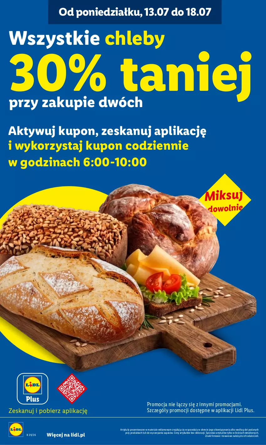 Gazetka promocyjna Lidl - Gazetka ważna od 16.07 do 18.07 - ważna 16.07 do 18.07.2026 - strona 16 - produkty: Chleb