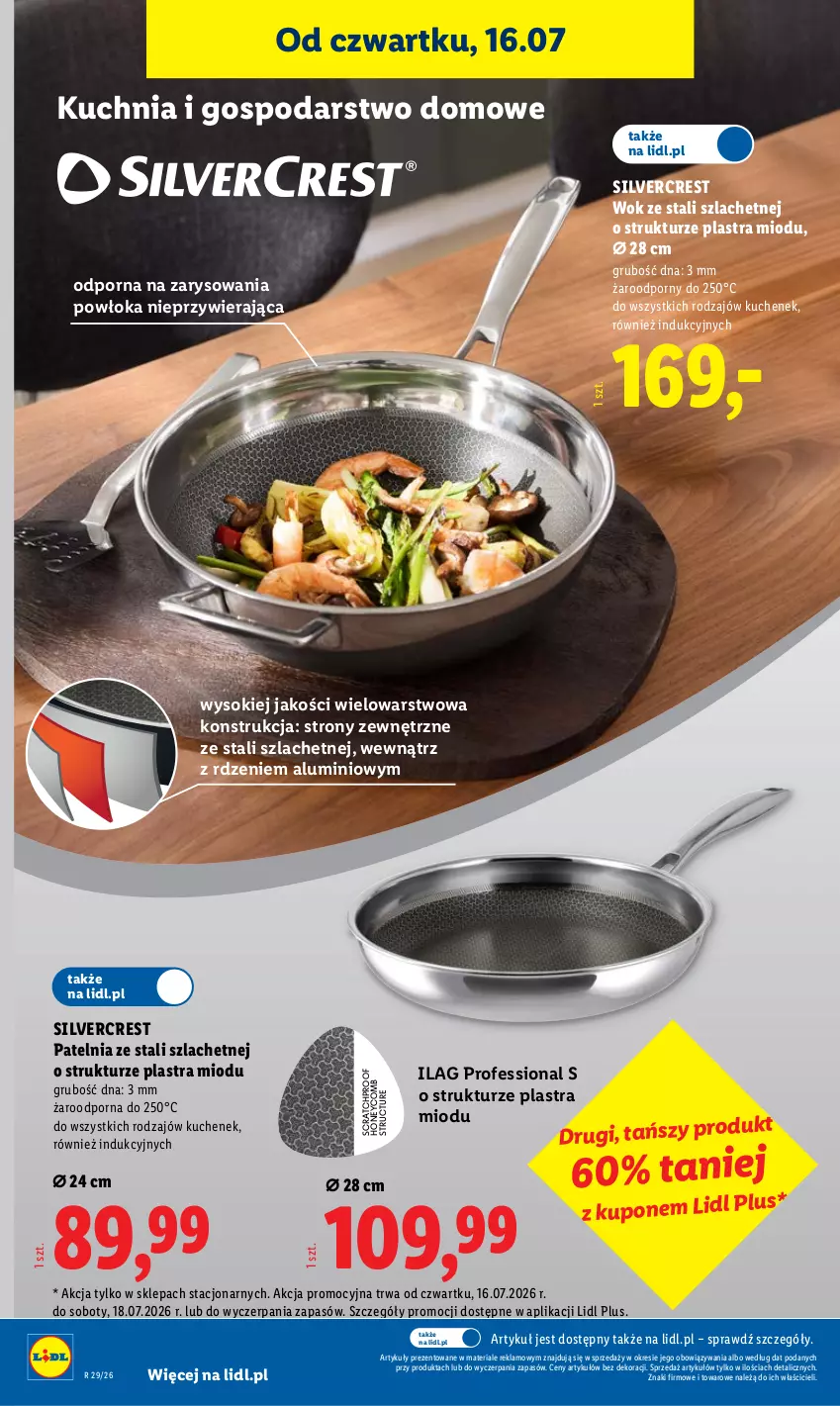 Gazetka promocyjna Lidl - Gazetka ważna od 16.07 do 18.07 - ważna 16.07 do 18.07.2026 - strona 40 - produkty: HP, Kuchnia, Patelnia, Por, Silvercrest, Sok