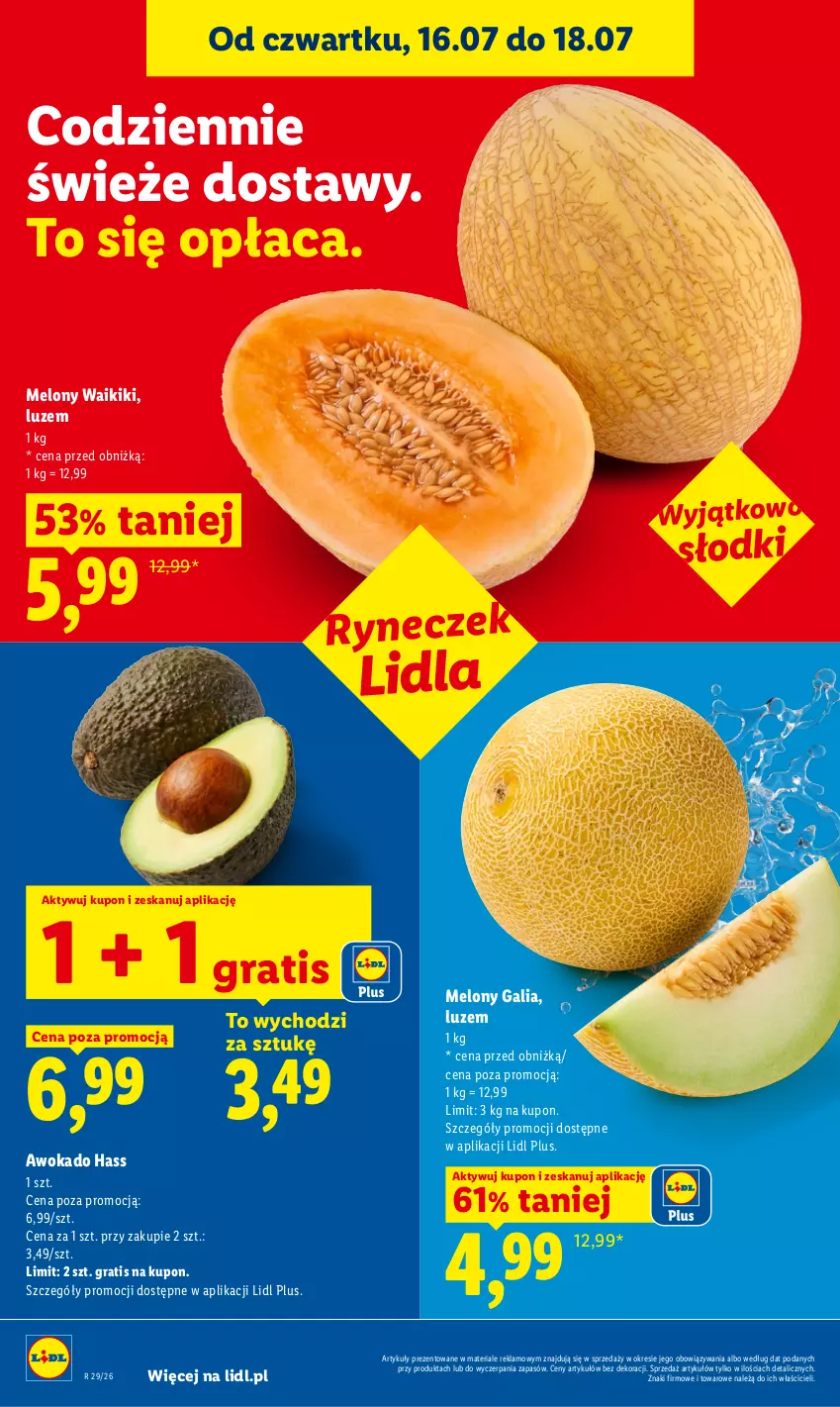 Gazetka promocyjna Lidl - Gazetka ważna od 16.07 do 18.07 - ważna 16.07 do 18.07.2026 - strona 48 - produkty: Gra, Melon