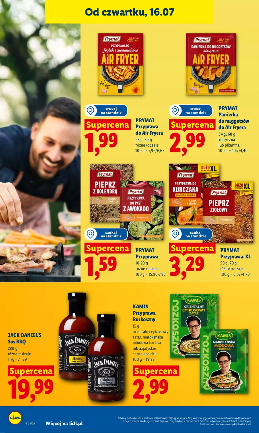 Gazetka promocyjna Lidl - Gazetka ważna od 16.07 do 18.07 - ważna 16.07 do 18.07.2026 - strona 54 - produkty: Kamis, Kosz, Prymat, Sos