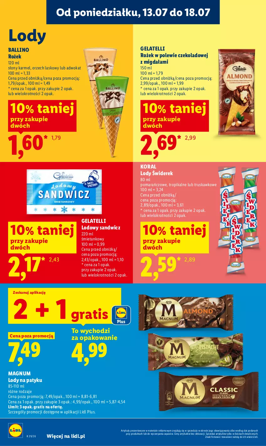 Gazetka promocyjna Lidl - Gazetka ważna od 16.07 do 18.07 - ważna 16.07 do 18.07.2026 - strona 70 - produkty: Gra, Lody