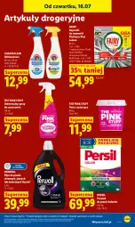 Gazetka promocyjna Lidl - Gazetka ważna od 16.07 do 18.07 - Gazetka - ważna od 18.07 do 18.07.2026 - strona 93 - produkty: Płyn do prania, Spray do czyszczenia, Proszek do prania, Persil, Odtłuszczacz, Perwoll, Fairy, Zmywarki, Fa