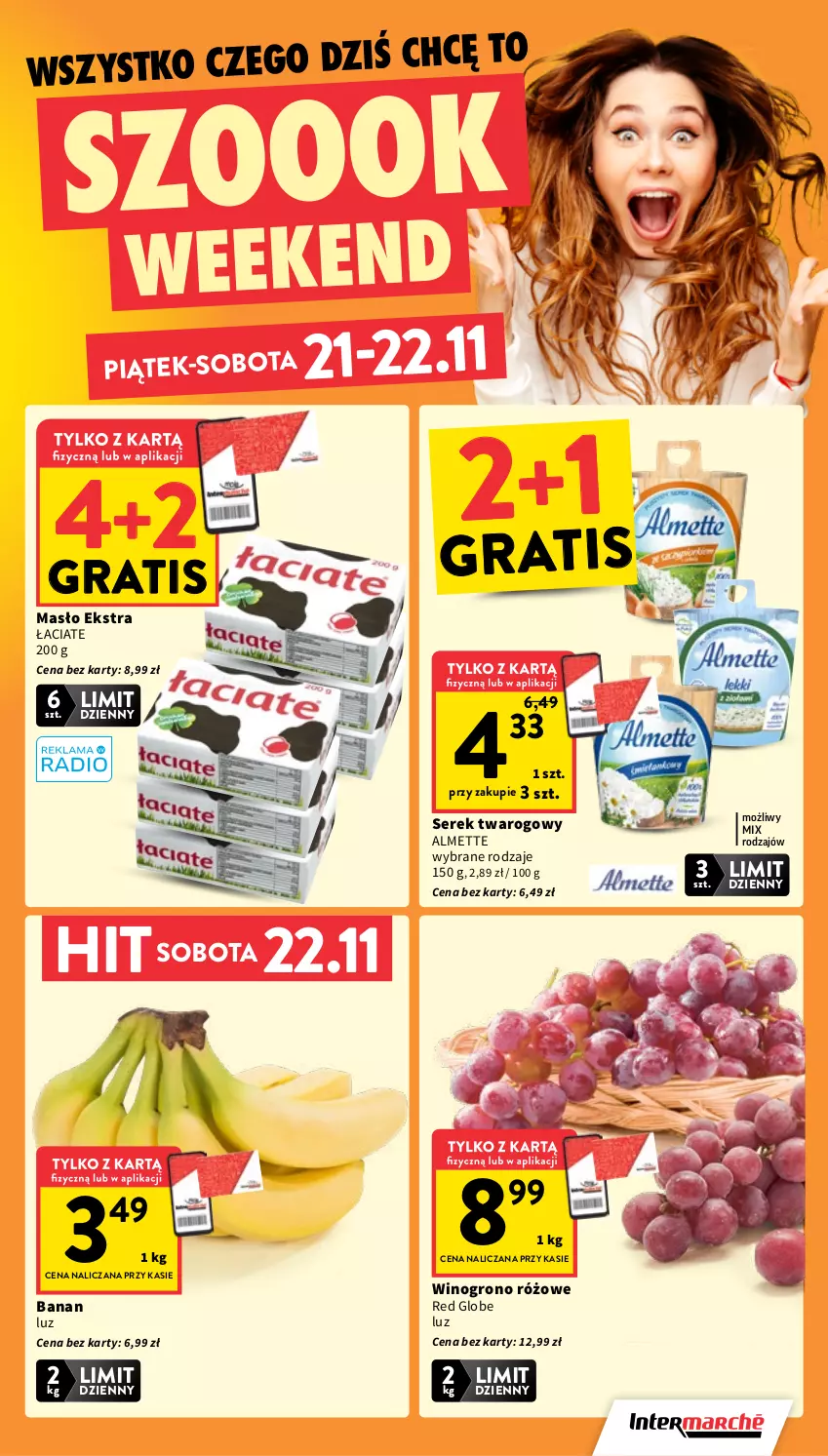 Gazetka promocyjna Intermarche - Gazetka promocyjna - ważna 20.11 do 26.11.2025 - strona 3 - produkty: Almette, Gra, Masło, Ser, Serek, Serek twarogowy, Wino