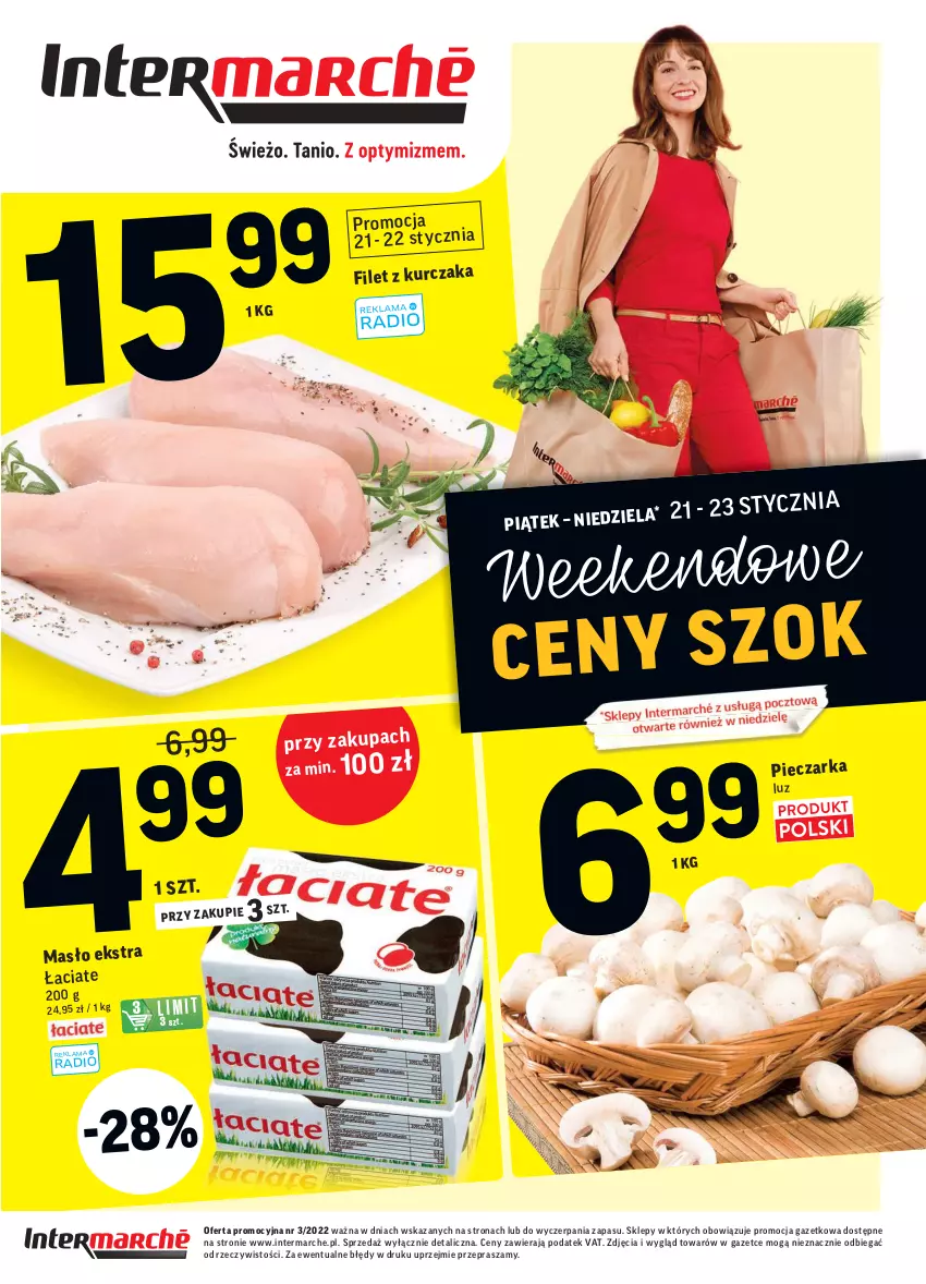 Gazetka promocyjna Intermarche - ważna 18.01 do 24.01.2022 - strona 40 - produkty: Kurczak, Piec, Pieczarka