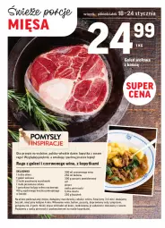 Gazetka promocyjna Intermarche - Gazetka - ważna od 24.01 do 24.01.2022 - strona 14 - produkty: Cebula, Sos, Sól, Bulion, Kopytka, Lion, Pieprz, Boczek, Natka pietruszki, Wino, Olej, Mięso