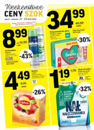 Gazetka promocyjna Intermarche - Gazetka - ważna od 24.01 do 24.01.2022 - strona 39 - produkty: Nałęczowianka, Pampers, Majtki, Lipton, Dzieci, Woda mineralna, Pieluchomajtki, Woda, Herbata