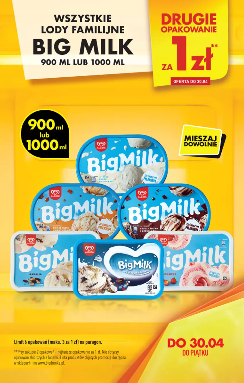 Gazetka promocyjna Biedronka - W tym tygodniu - ważna 29.04 do 05.05.2021 - strona 13 - produkty: Big Milk, Fa, Lody