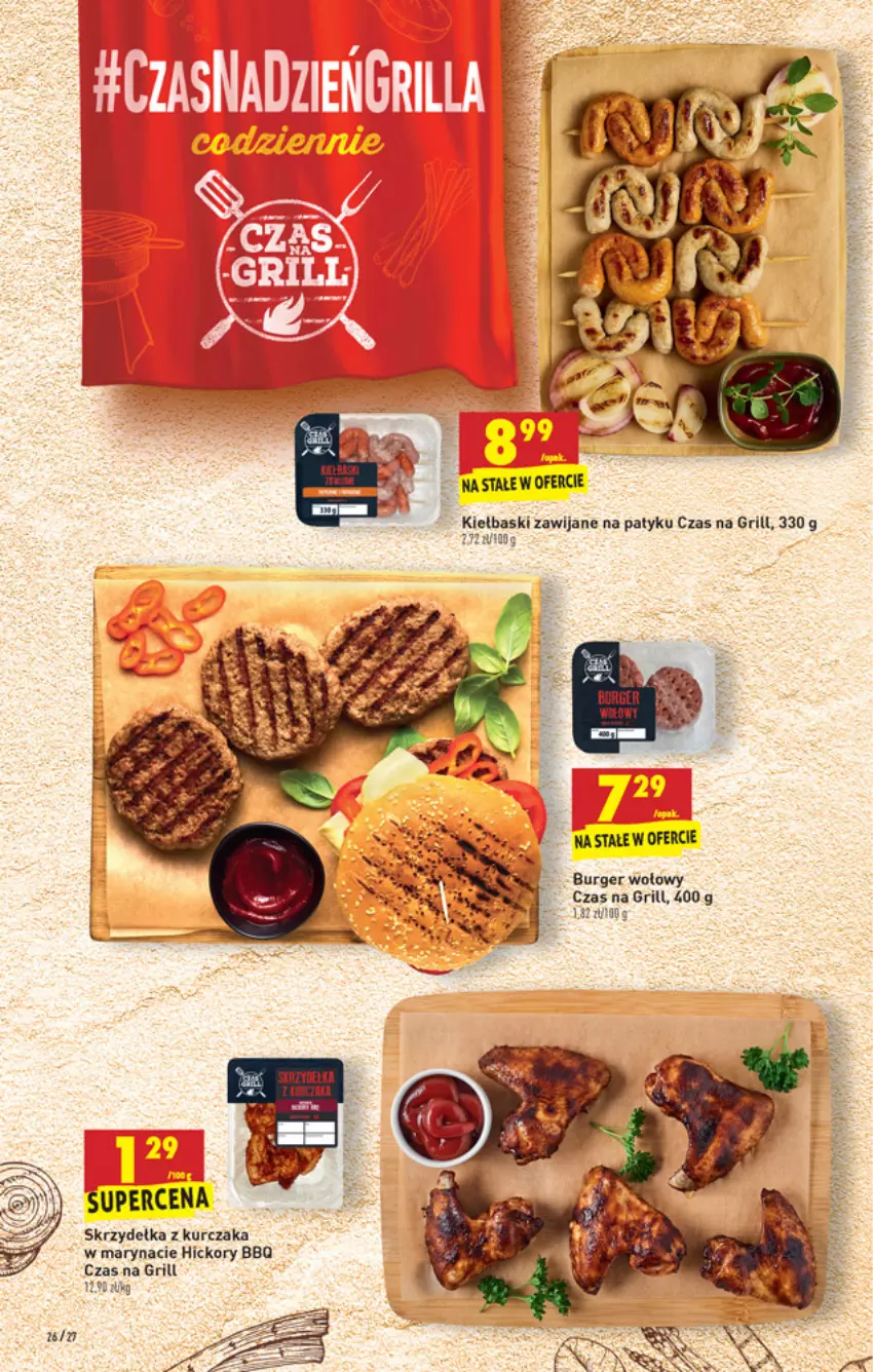 Gazetka promocyjna Biedronka - W tym tygodniu - ważna 29.04 do 05.05.2021 - strona 26 - produkty: Burger, Grill, Kurczak, Skrzydełka z kurczaka