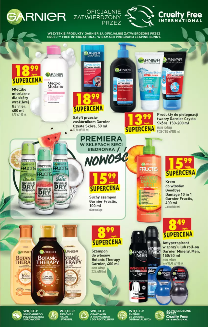 Gazetka promocyjna Biedronka - W tym tygodniu - ważna 29.04 do 05.05.2021 - strona 47 - produkty: Antyperspirant, Fa, Fructis, Garnier, Gra, Mleczko, Rama, Suchy szampon, Szampon