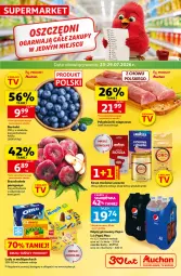Gazetka promocyjna Auchan - 30 Lat Supermarket - Gazetka - ważna od 29.07 do 29.07.2026 - strona 1 - produkty: Gra, Pepsi max, Kawa mielona, Kawa, Lody, Pepsi, Napój gazowany, Brzoskwinie, Lavazza, Napój