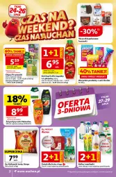 Gazetka promocyjna Auchan - 30 Lat Supermarket - Gazetka - ważna od 29.07 do 29.07.2026 - strona 2 - produkty: Ketchup, Ser, Gry, Gra, Palmolive, Królewski, Chipsy, Przysnacki, Kotlin, Kaszanka, Kasza, Lanki, Kefir