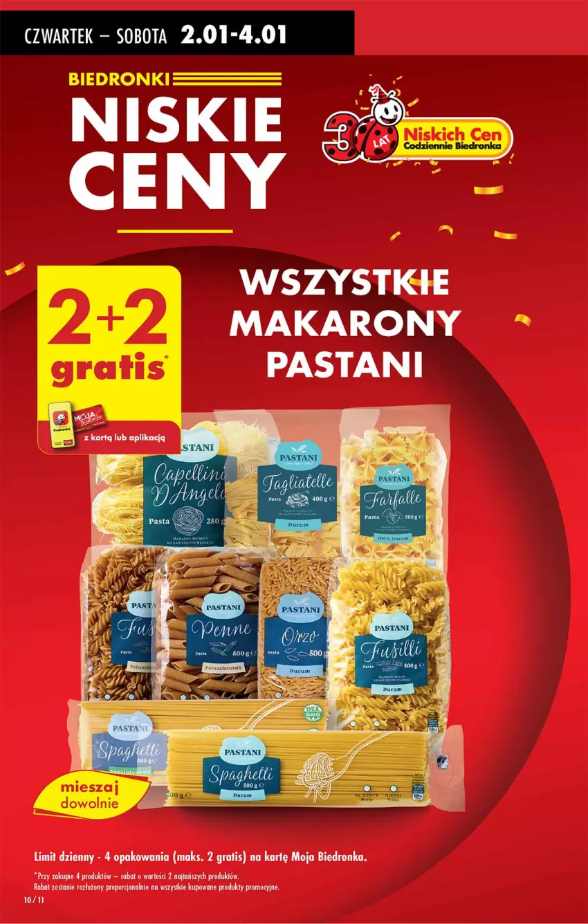 Gazetka promocyjna Biedronka - Od Czwartku - ważna 02.01 do 08.01.2025 - strona 10 - produkty: Gra, Makaron, Por