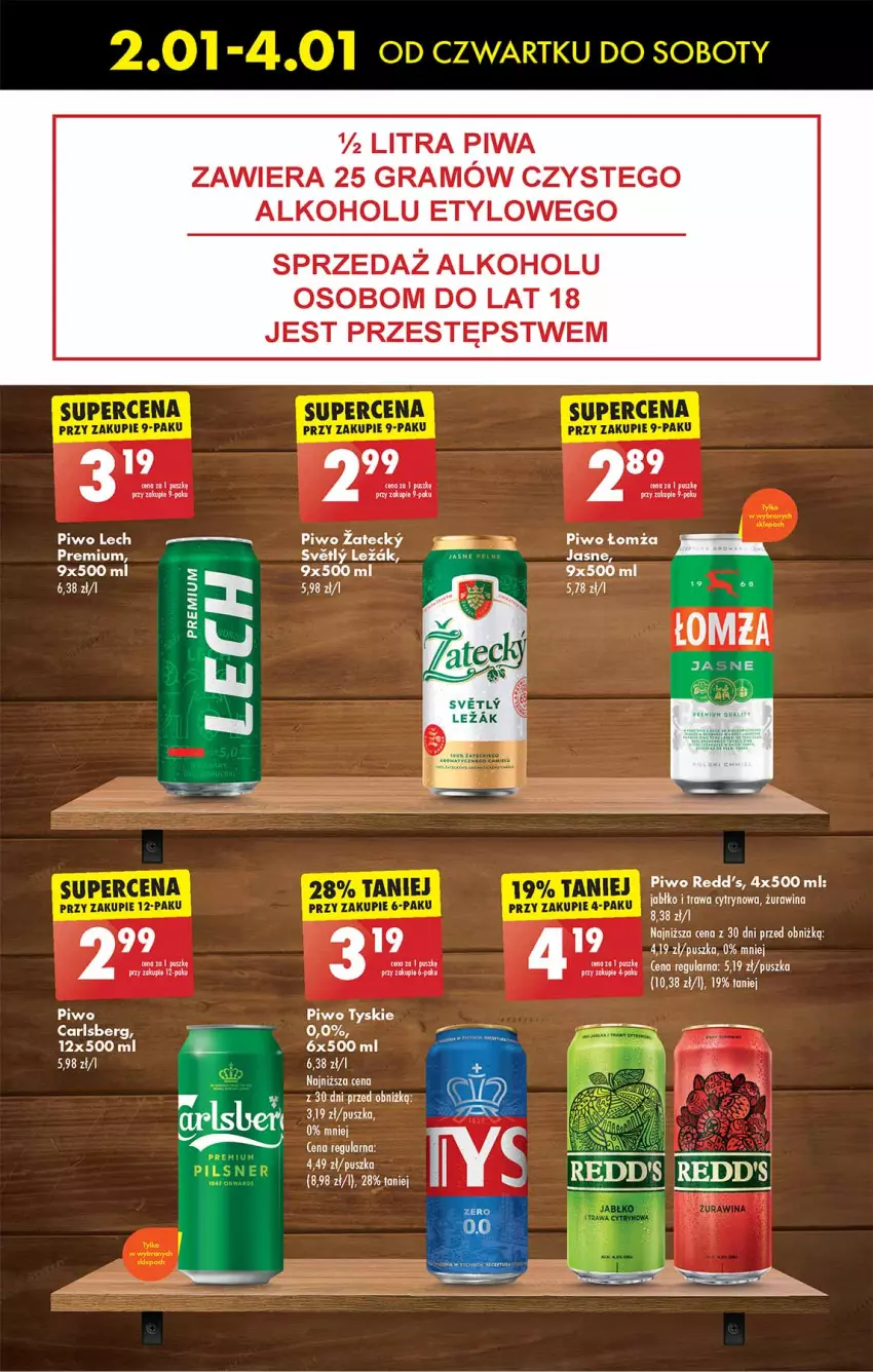 Gazetka promocyjna Biedronka - Od Czwartku - ważna 02.01 do 08.01.2025 - strona 57 - produkty: Carlsberg, Gra, Klej, Piwa, Piwo, Redd's, Tyskie