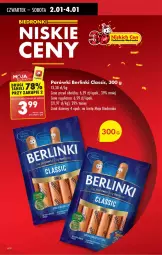 Gazetka promocyjna Biedronka - Od Czwartku - Gazetka - ważna od 08.01 do 08.01.2025 - strona 8 - produkty: Parówki, Berlinki