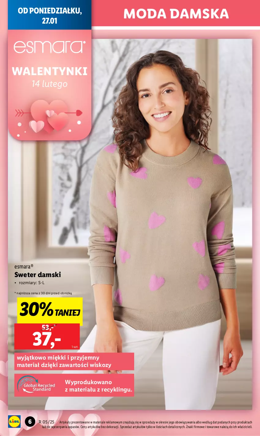 Gazetka promocyjna Lidl - GAZETKA - ważna 27.01 do 01.02.2025 - strona 6 - produkty: Moda, Sweter