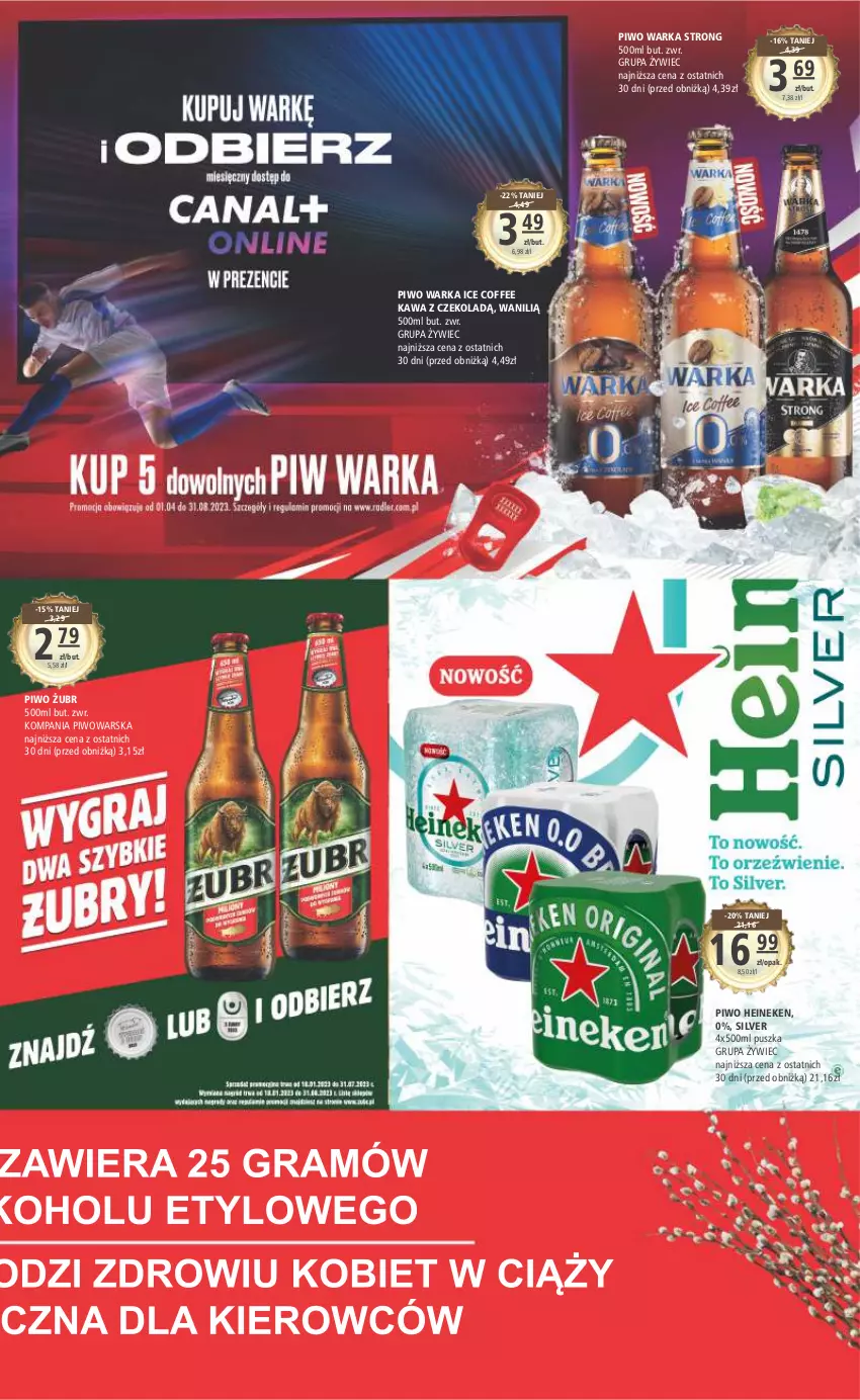 Gazetka promocyjna Arhelan - Gazetka - ważna 07.04 do 16.04.2023 - strona 19 - produkty: Heineken, Kawa, Piwo, Warka