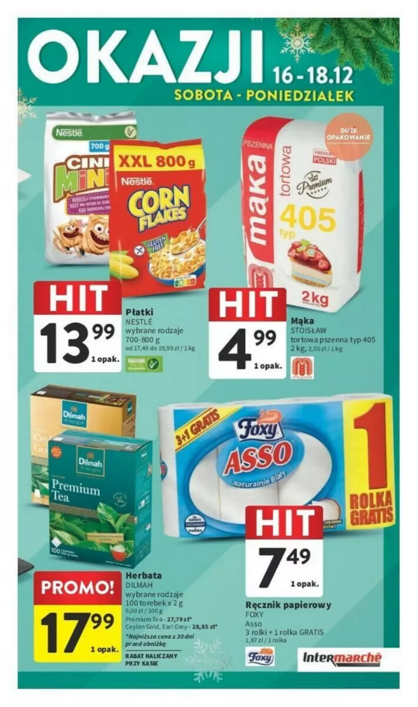 Gazetka promocyjna Intermarche - ważna 14.12 do 18.12.2023 - strona 46 - produkty: Earl Grey, Gra, Papier, Ręcznik, Rolki