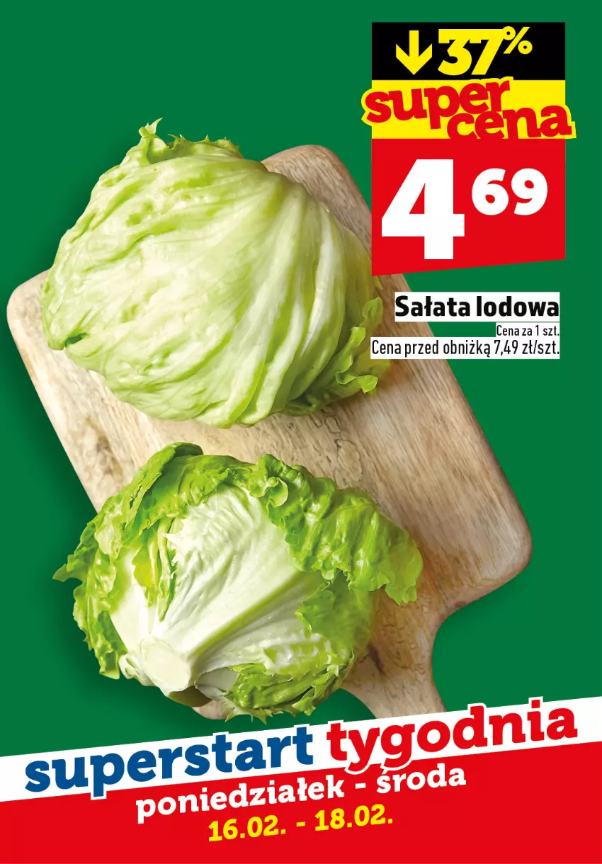 Gazetka promocyjna Topaz - Gazetka - ważna 16.02 do 18.02.2026 - strona 2 - produkty: Sałat, Sałata lodowa