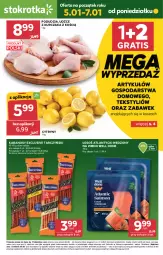 Gazetka promocyjna Stokrotka - Supermarket - Gazetka - ważna od 07.01 do 07.01.2026 - strona 1 - produkty: Kurczak, Warzywa, Gra, Cytryny, Tarczyński, Owoce, Kabanos, Mięso