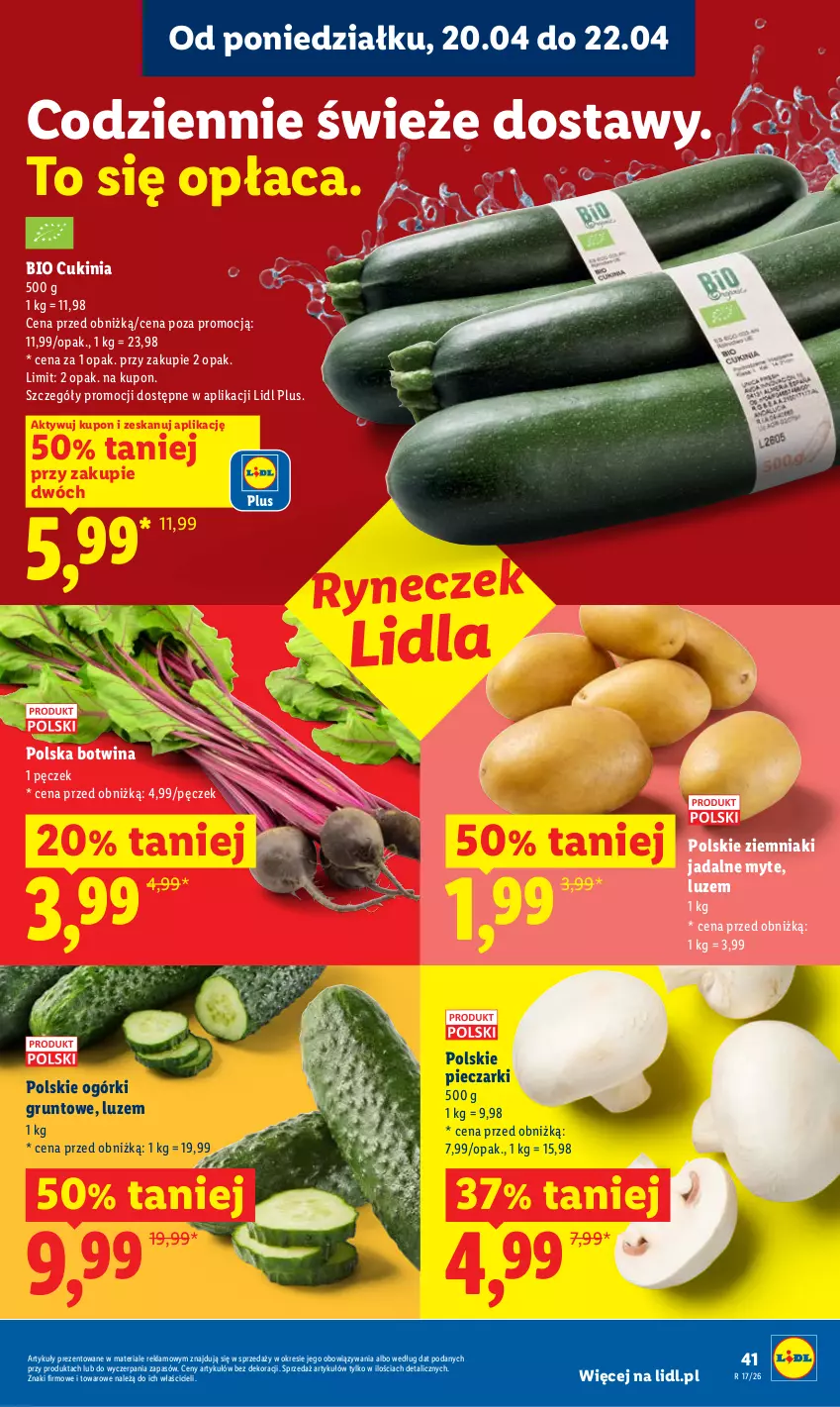 Gazetka promocyjna Lidl - Gazetka ważna od 20.04 do 22.04 - ważna 20.04 do 22.04.2026 - strona 41 - produkty: Grunt, Piec, Ziemniaki