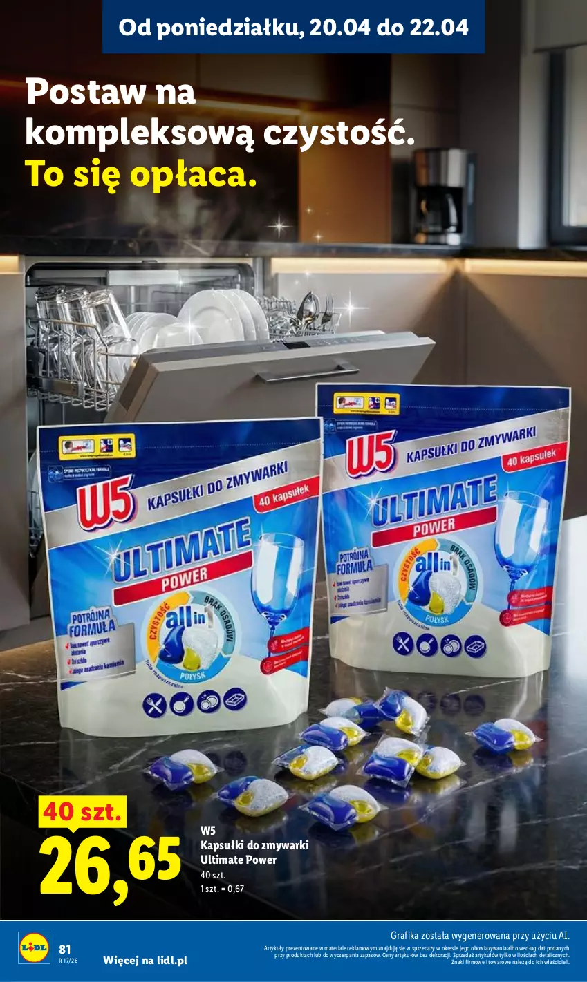 Gazetka promocyjna Lidl - Gazetka ważna od 20.04 do 22.04 - ważna 20.04 do 22.04.2026 - strona 84 - produkty: Gra, Grafika, Zmywarki
