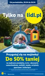 Gazetka promocyjna Lidl - Gazetka ważna od 20.04 do 22.04 - Gazetka - ważna od 22.04 do 22.04.2026 - strona 36 - produkty: Por, Sport, Moda, Dzieci