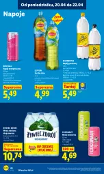 Gazetka promocyjna Lidl - Gazetka ważna od 20.04 do 22.04 - Gazetka - ważna od 22.04 do 22.04.2026 - strona 66 - produkty: Napój energetyczny, Red Bull, Ice tea, Napoje, LANA, Schweppes, Lipton, Napój gazowany, Woda, Herbata, Mango, Napój, Kokos