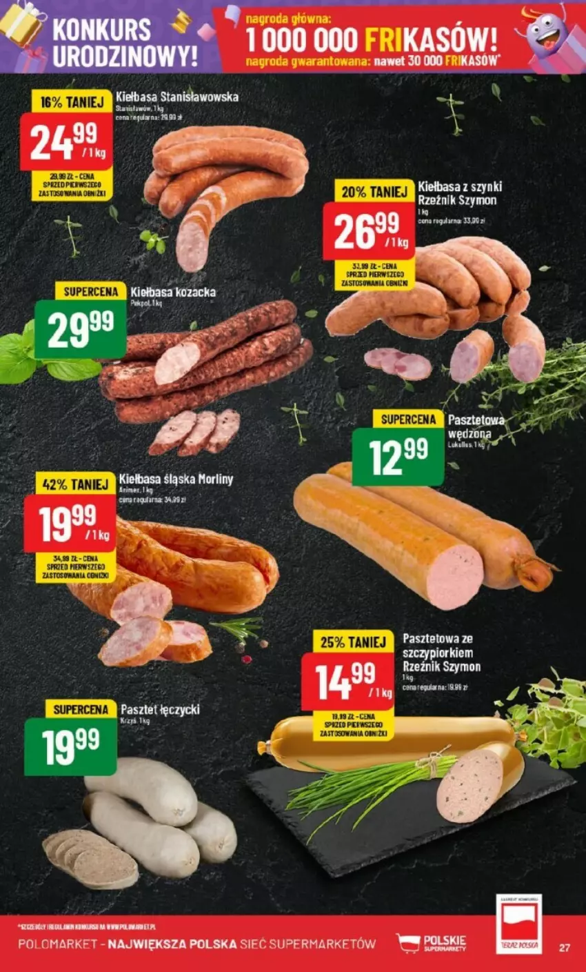 Gazetka promocyjna PoloMarket - ważna 25.09 do 01.10.2024 - strona 20 - produkty: Kiełbasa