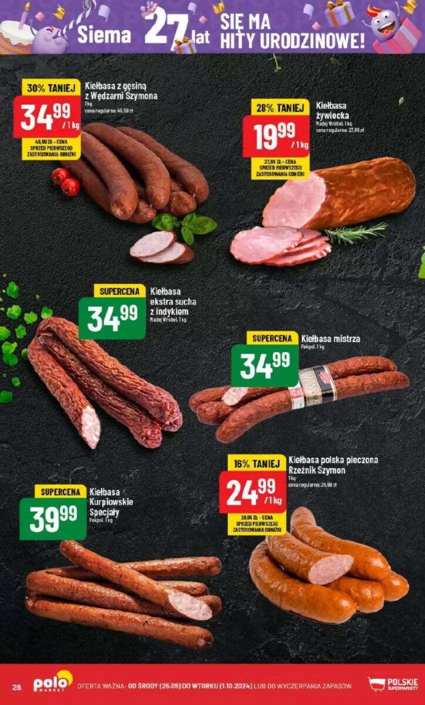 Gazetka promocyjna PoloMarket - ważna 25.09 do 01.10.2024 - strona 21 - produkty: Kiełbasa, Piec