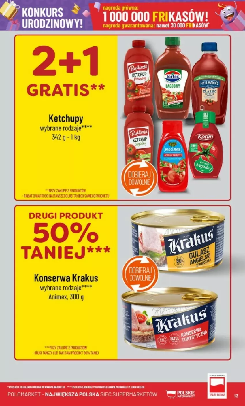 Gazetka promocyjna PoloMarket - ważna 25.09 do 01.10.2024 - strona 5 - produkty: Ketchup, Krakus, Ser