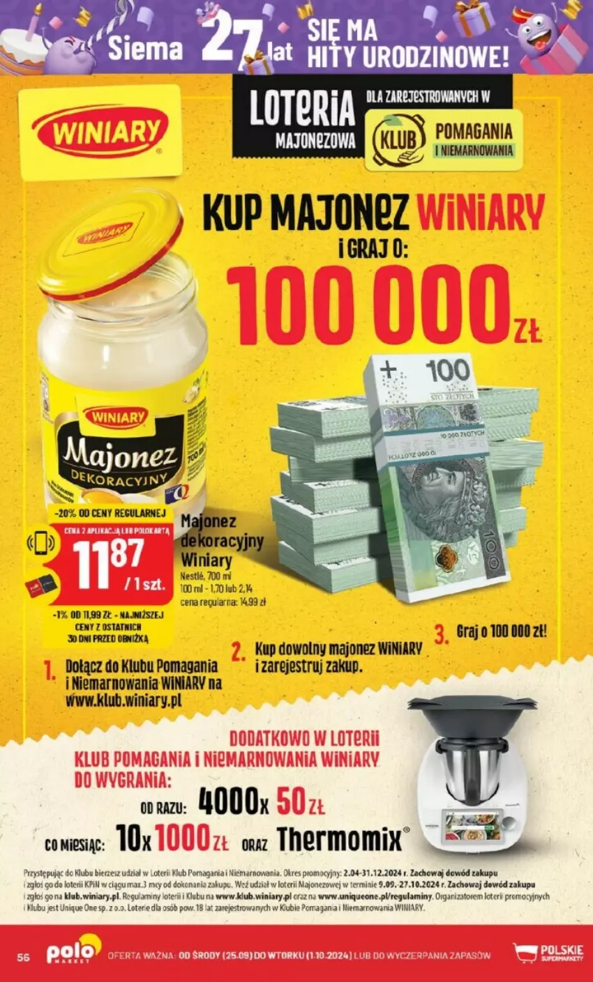 Gazetka promocyjna PoloMarket - ważna 25.09 do 01.10.2024 - strona 52 - produkty: EPEE, Gra, Majonez, Winiary