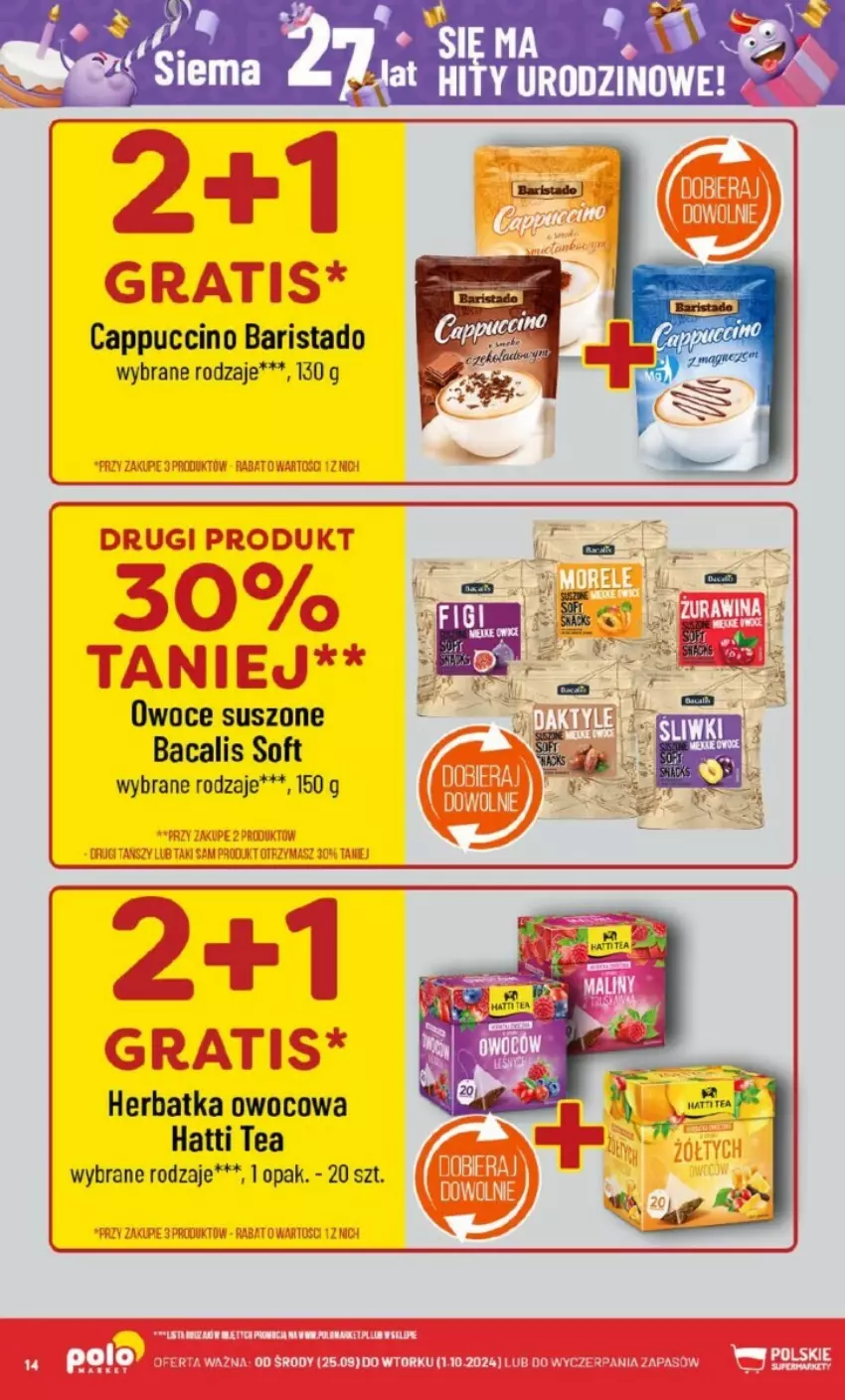 Gazetka promocyjna PoloMarket - ważna 25.09 do 01.10.2024 - strona 6 - produkty: Cappuccino, Owoce, Owoce suszone