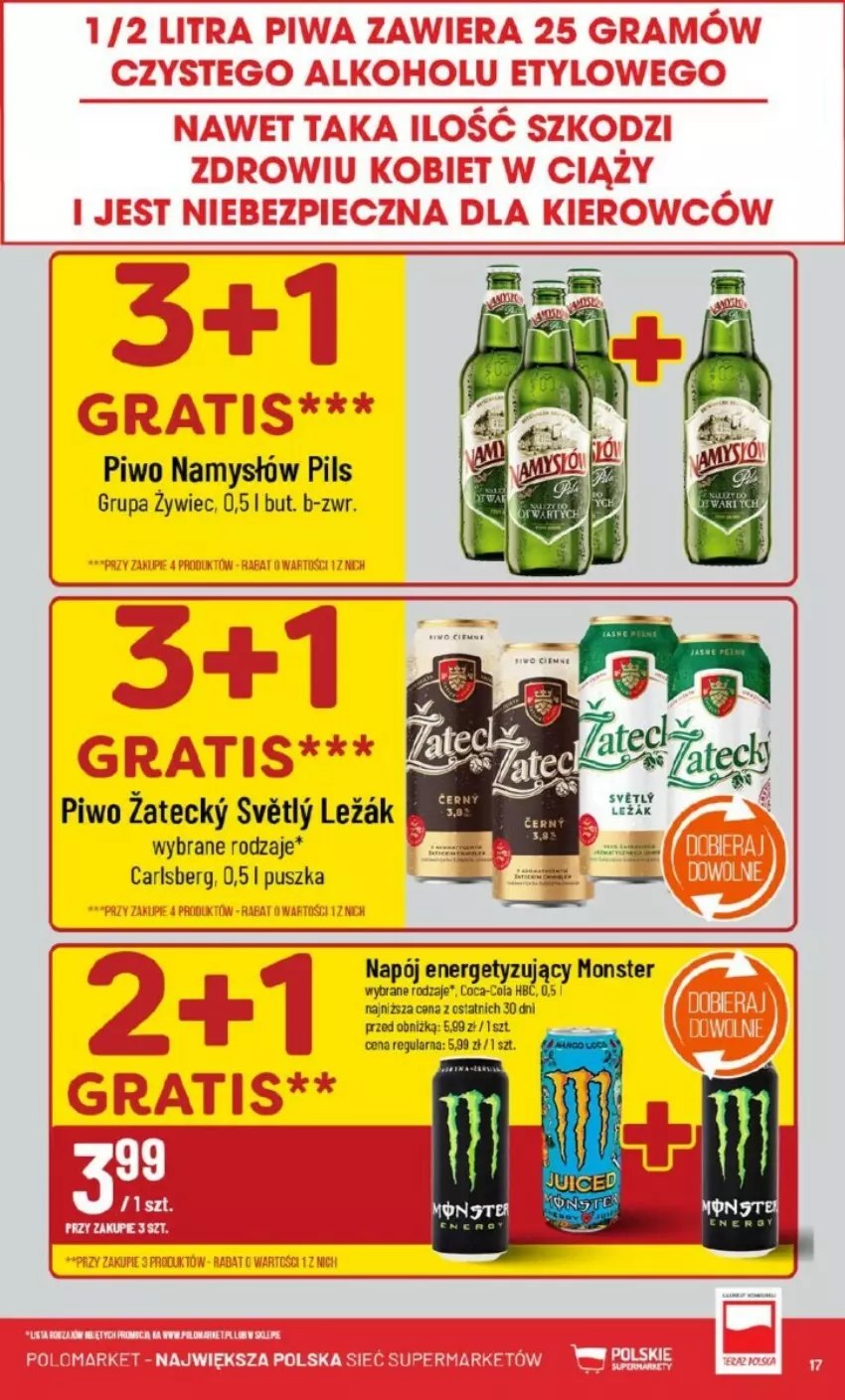 Gazetka promocyjna PoloMarket - ważna 25.09 do 01.10.2024 - strona 9 - produkty: Carlsberg, Coca-Cola, Namysłów, Napój, Piwo