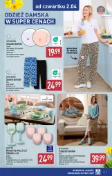 Gazetka promocyjna Aldi - Artykuły przemysłowe i tekstylia - Gazetka - ważna od 02.04 do 02.04.2026 - strona 7 - produkty: Kosz, Koszulka, Wełna, Spodnie, Lanki, Fa