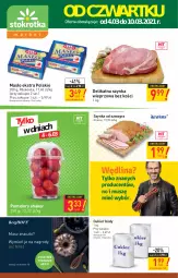 Gazetka promocyjna Stokrotka - Market - Gazetka - ważna od 10.03 do 10.03.2021 - strona 1 - produkty: Krakus, Gra, Szynka wieprzowa, Cukier, Mlekovita, Tera, Szynka, Masło, Pomidory, Mleko, HP