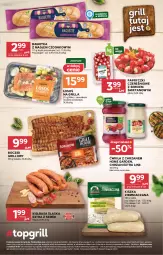 Gazetka promocyjna Stokrotka - Supermarket - Gazetka - ważna od 09.07 do 09.07.2025 - strona 13 - produkty: Chrzan, Warzywa, Sok, Ser, Sokołów, Pekpol, Bagietka, Boczek, Owoce, Grill, Kiełbasa, Mięso, Kiełbasa śląska