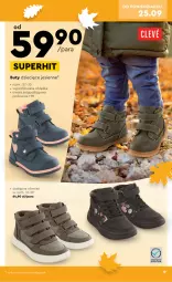 Gazetka promocyjna Biedronka - Okazje tygodnia od 25.09 - Gazetka - ważna od 07.10 do 07.10.2023 - strona 19 - produkty: Buty, Dzieci