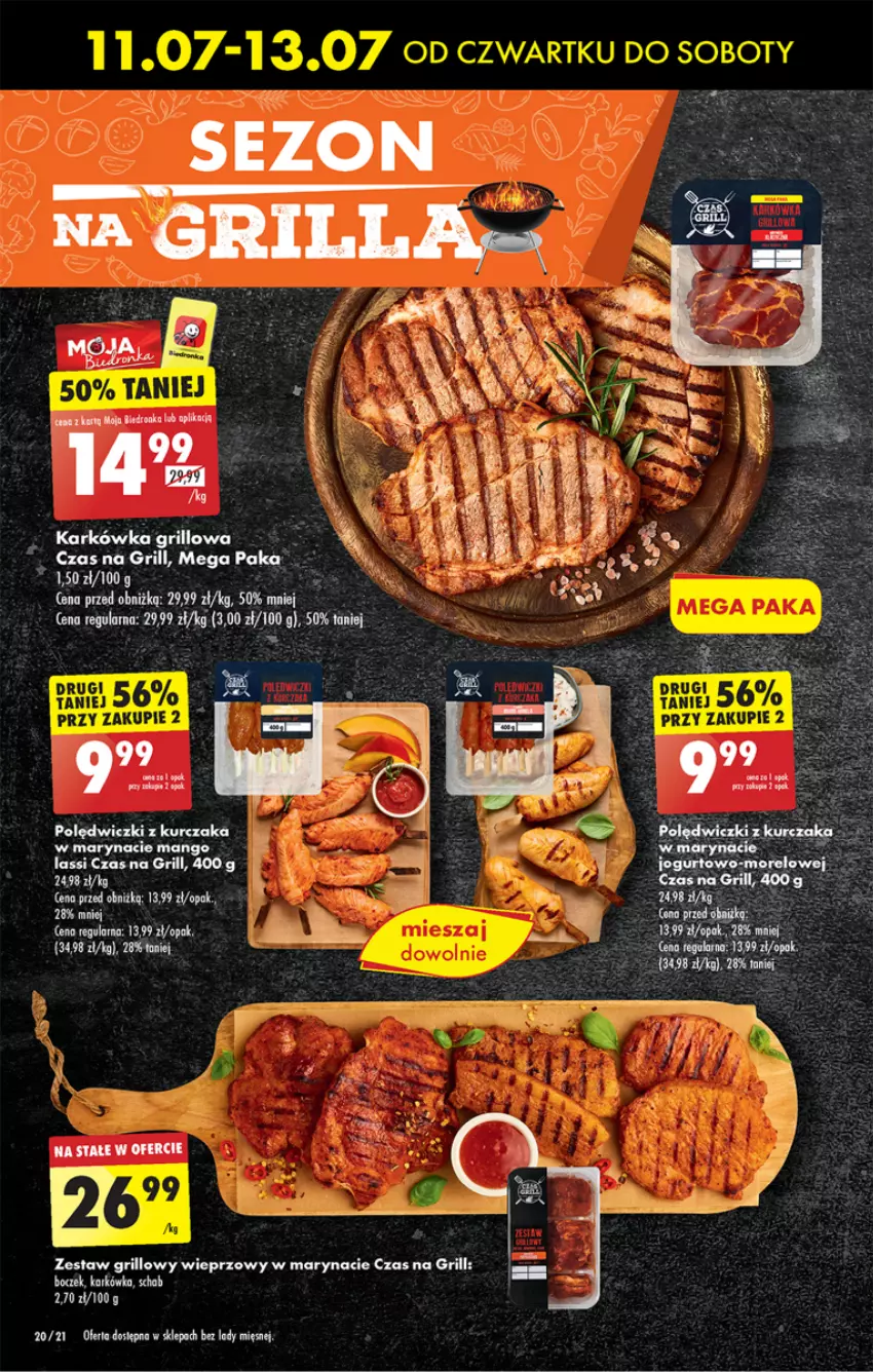 Gazetka promocyjna Biedronka - Od czwartku - ważna 11.07 do 17.07.2024 - strona 26 - produkty: Boczek, Grill, Jogurt, Kurczak, Polędwiczki z kurczaka