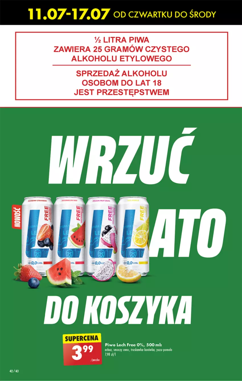Gazetka promocyjna Biedronka - Od czwartku - ważna 11.07 do 17.07.2024 - strona 48 - produkty: Arbuz, Gra, Piwa