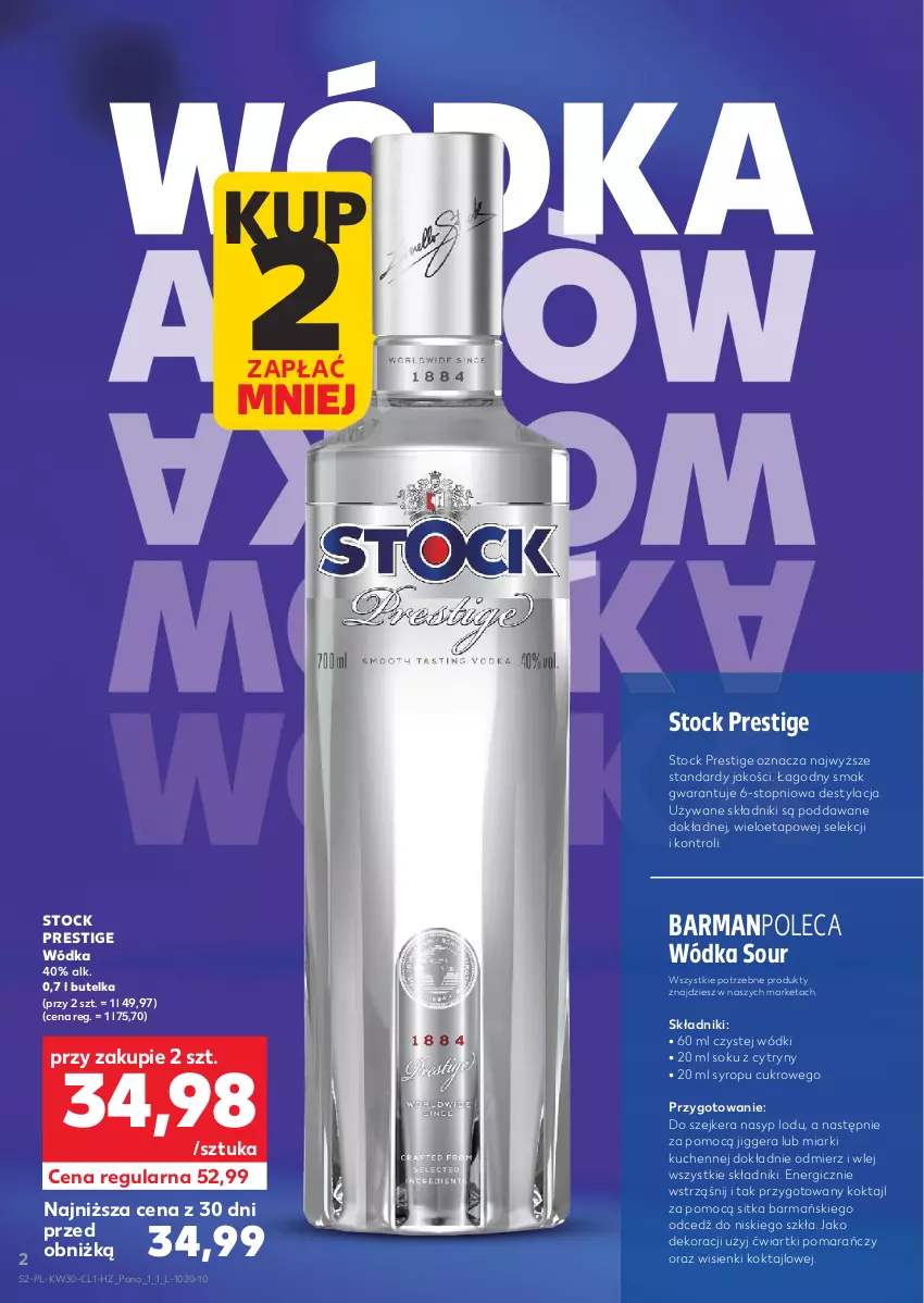 Gazetka promocyjna Kaufland - Barek Kauflandu - ważna 24.07 do 06.08.2025 - strona 2 - produkty: Cytryny, Sok, Stock, Syrop, Szejker, Top, Wódka