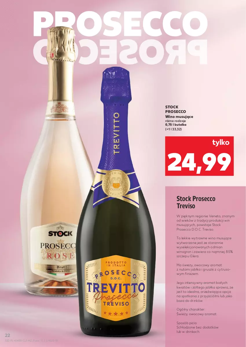 Gazetka promocyjna Kaufland - Barek Kauflandu - ważna 24.07 do 06.08.2025 - strona 22 - produkty: Gruszki, Inka, Jabłka, Mus, Prosecco, Stock, Wino, Wino musujące