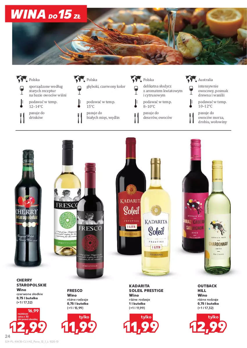 Gazetka promocyjna Kaufland - Barek Kauflandu - ważna 24.07 do 06.08.2025 - strona 24 - produkty: Deser, Fresco, Por, Ser, Wino, Wino czerwone