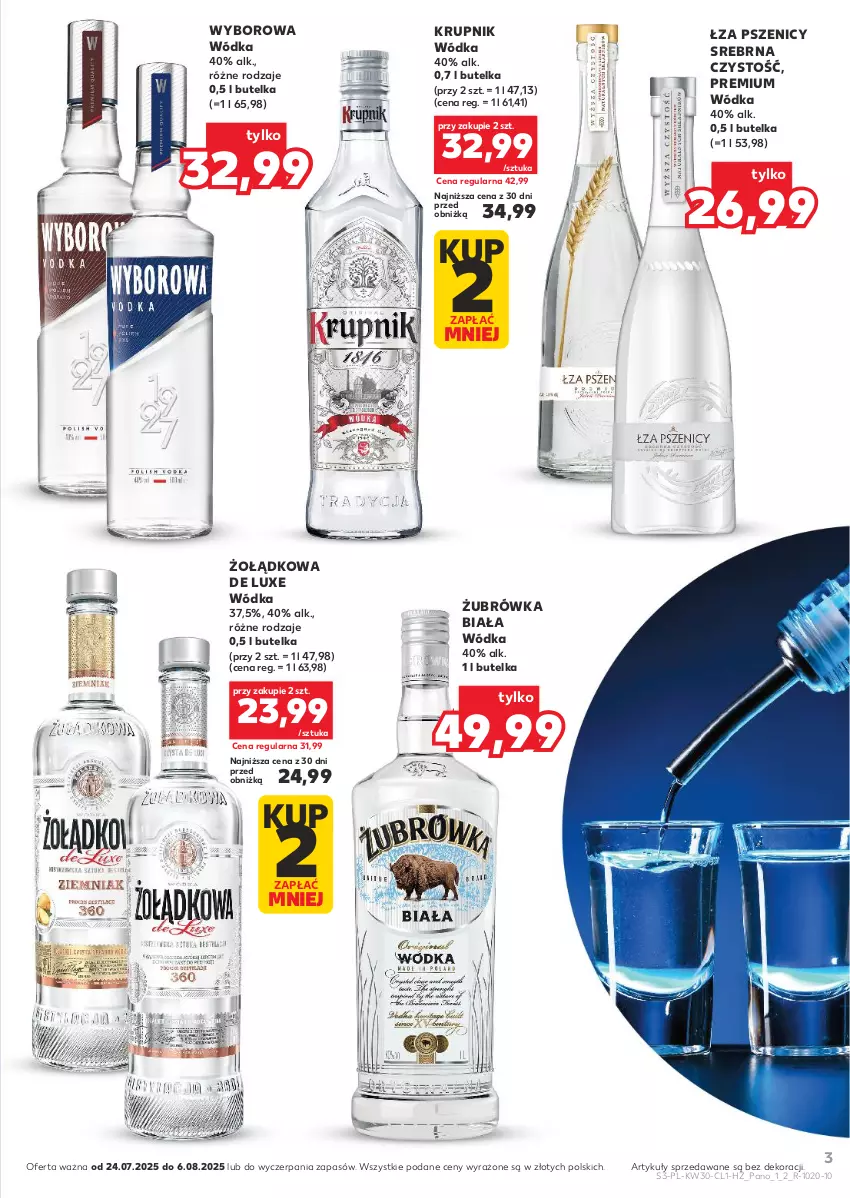 Gazetka promocyjna Kaufland - Barek Kauflandu - ważna 24.07 do 06.08.2025 - strona 3 - produkty: Krupnik, Wódka, Wyborowa